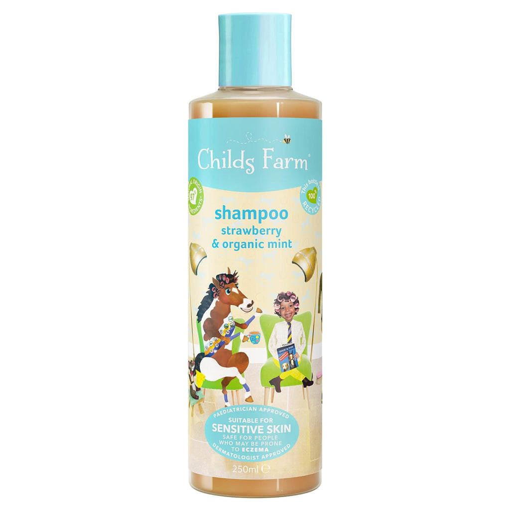 Childs Farm Gentle Shampoo For Kids, Strawberry & Organic Mint 250ml