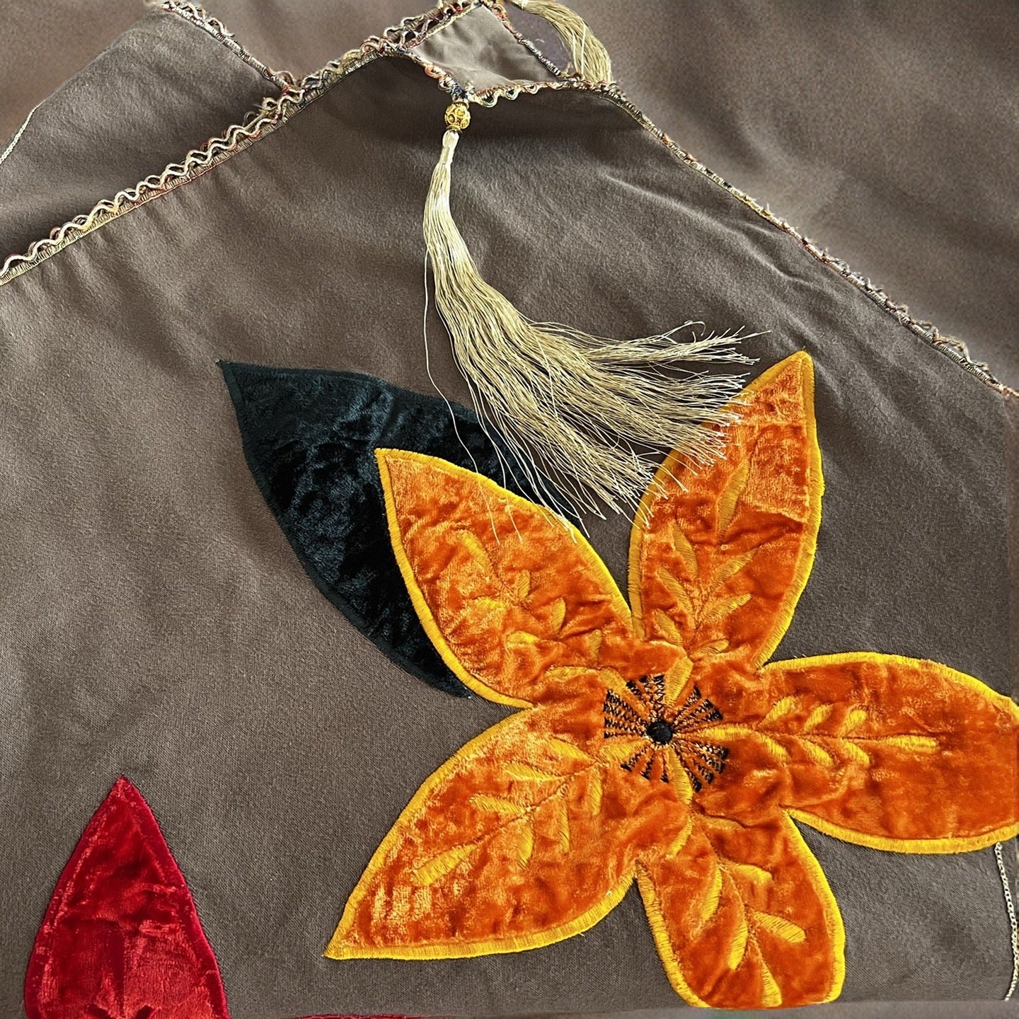 Handmade quilted patchwork table runner/bed runner