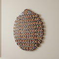 Handcrafted on wood, 99 Names Of Prophet Muhammad (peace be upon him) On Wooden Sections with Glass Work.