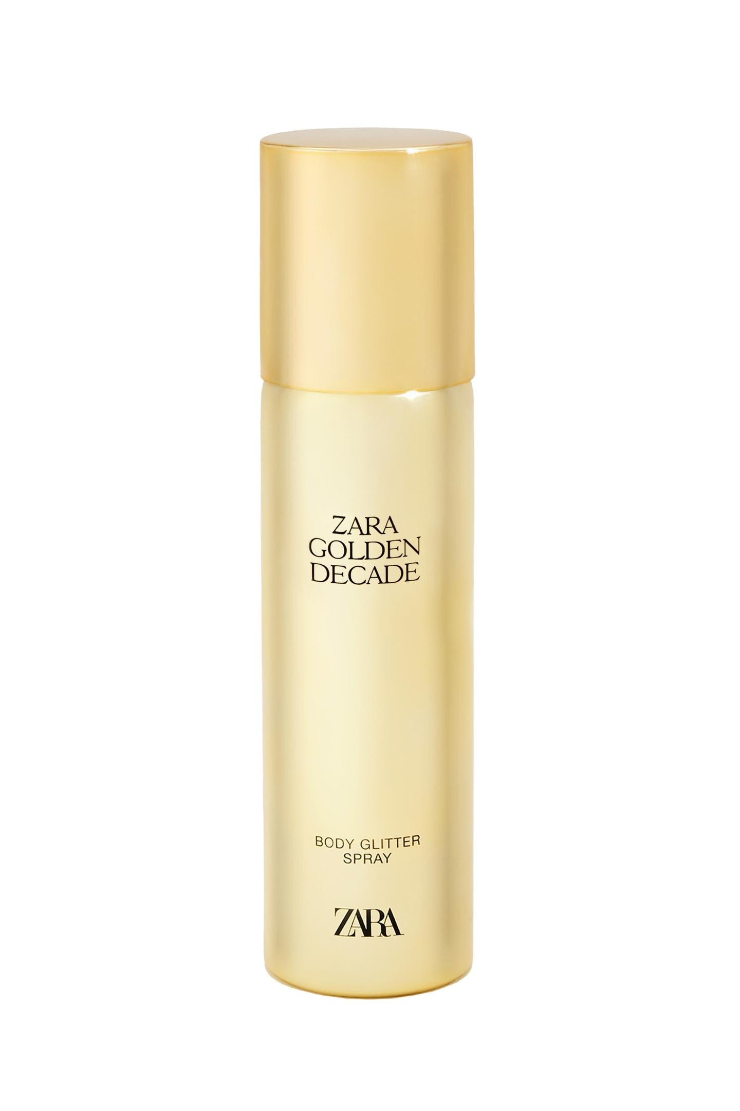 ZARA GOLDEN DECADE BODY GLITTER SPRAY 100ML (3.4 FL.OZ)